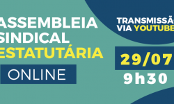 Assembleia Estatutária Virtual discutirá processo eleitoral do SINDIFES no dia 29, com transmissão via Youtube 3