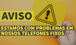 ESTAMOS COM PROBLEMAS EM NOSSOS TELEFONES FIXOS 1