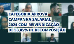 Categoria aprova Campanha Salarial 2024 com reivindicação de 53,05% de recomposição 3
