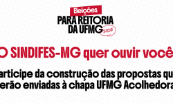 SINDIFES-MG consulta Categoria sobre Propostas que serão enviadas à Chapa: UFMG Acolhedora 1
