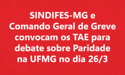 SINDIFES-MG e Comando Geral de Greve convocam os TAE para debate sobre Paridade na UFMG 5
